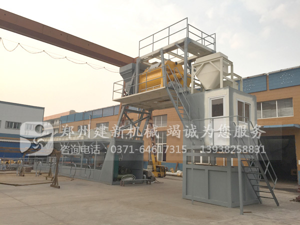 環(huán)保型免基礎(chǔ)混凝土攪拌站設備